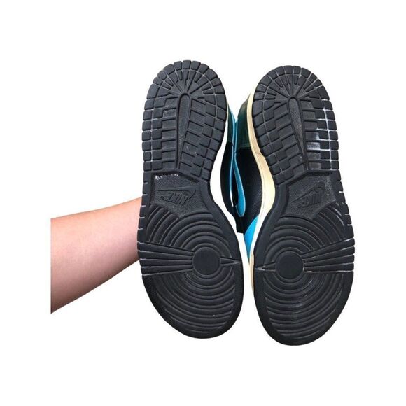 Vintage 2006 Nike Dunk High Blue Black Forest Size 7.5 - Picture 4 of 13